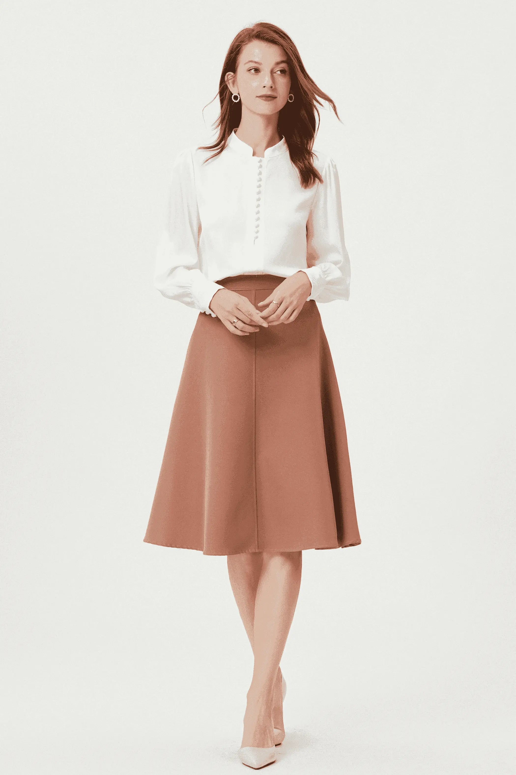 Fangyan | Dolphin Silk Blouse Fangyan