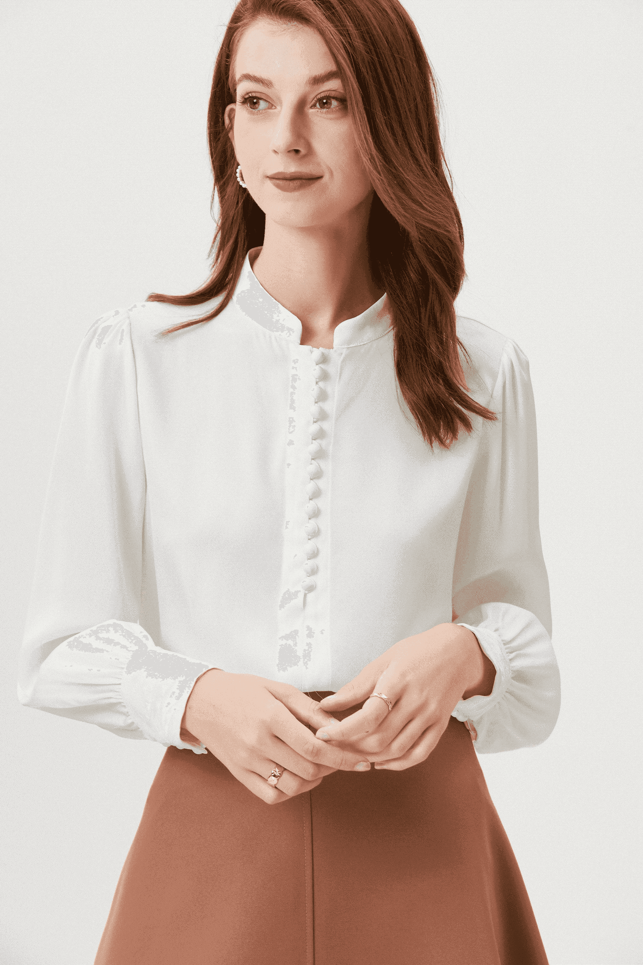 Fangyan | Dolphin Silk Blouse Fangyan