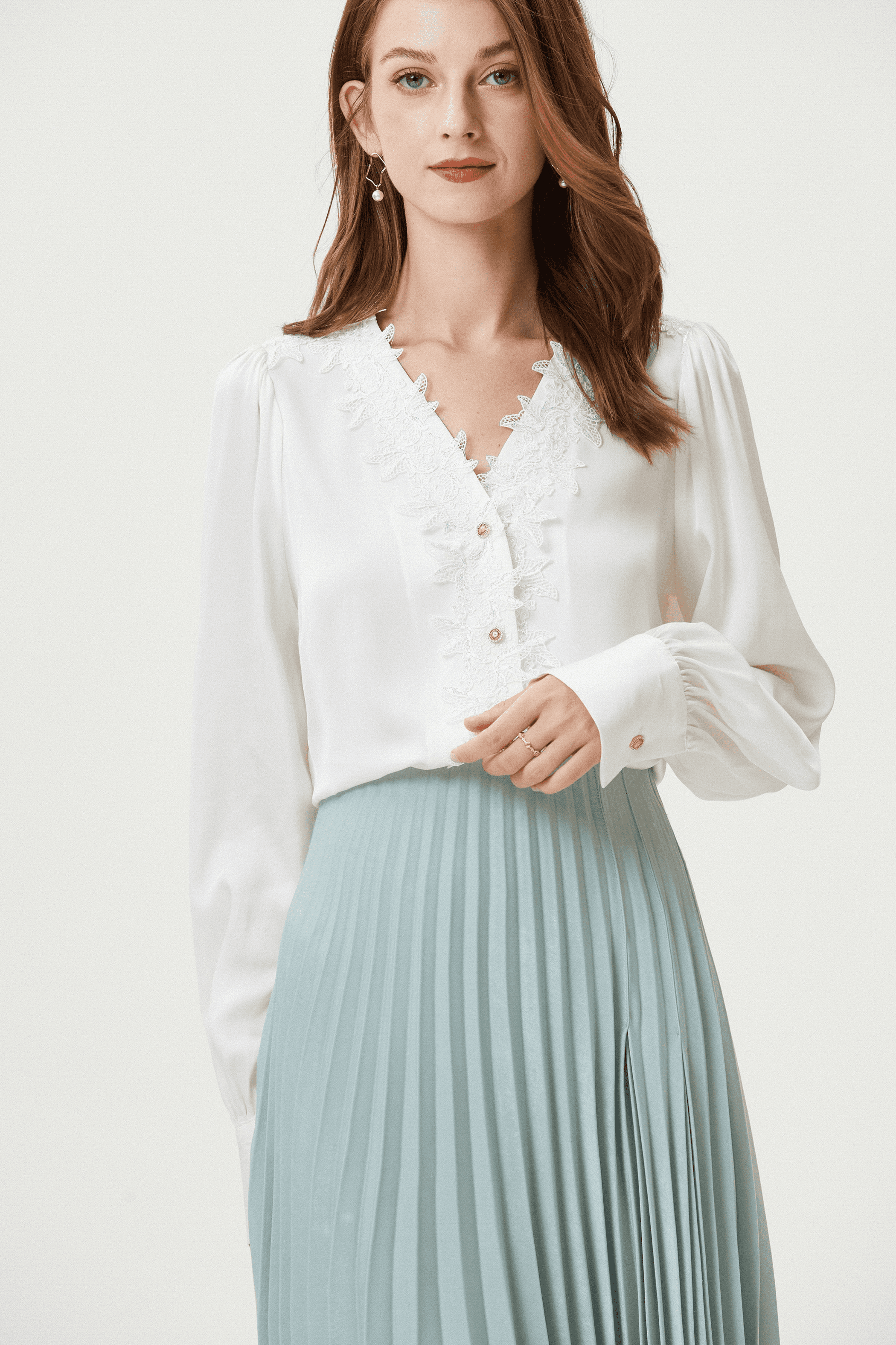 Fangyan | Hibiscus Silk Shirt Fangyan