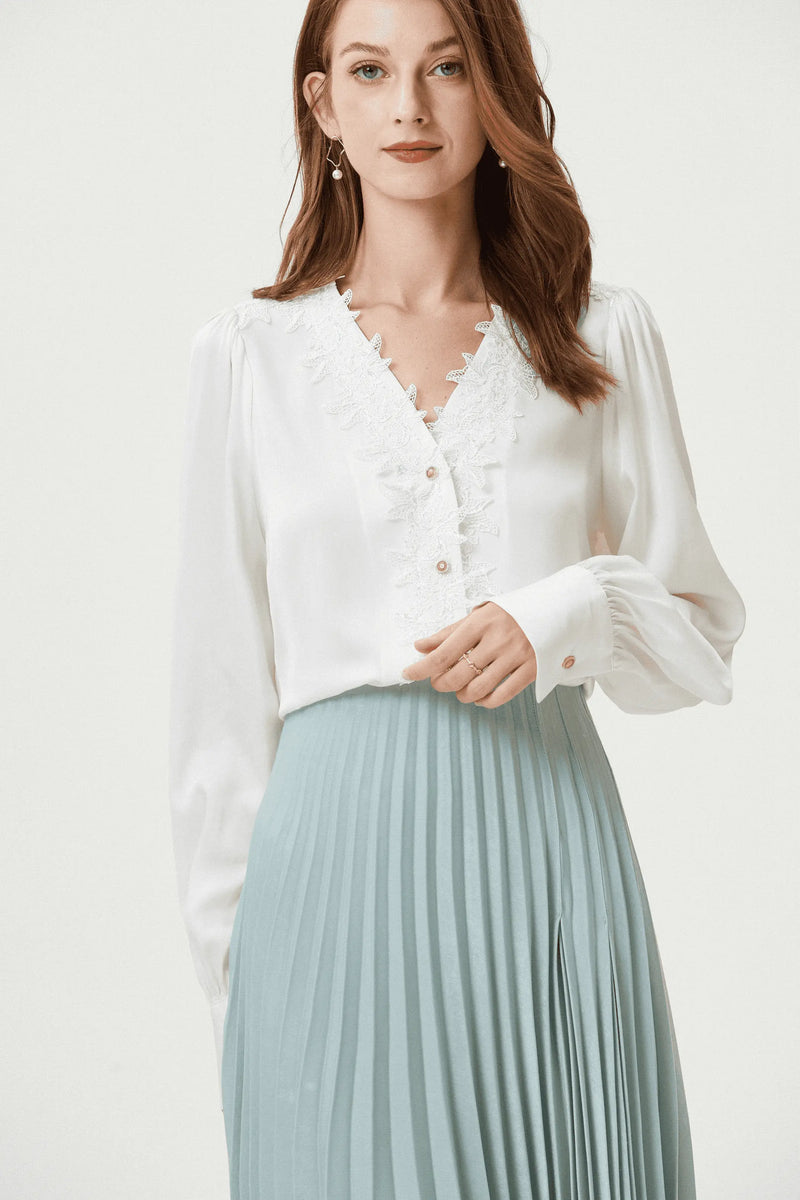 Fangyan | Hibiscus Silk Shirt Fangyan