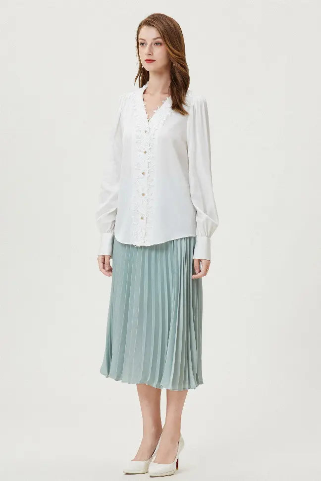 Fangyan | Hibiscus Silk Shirt Fangyan