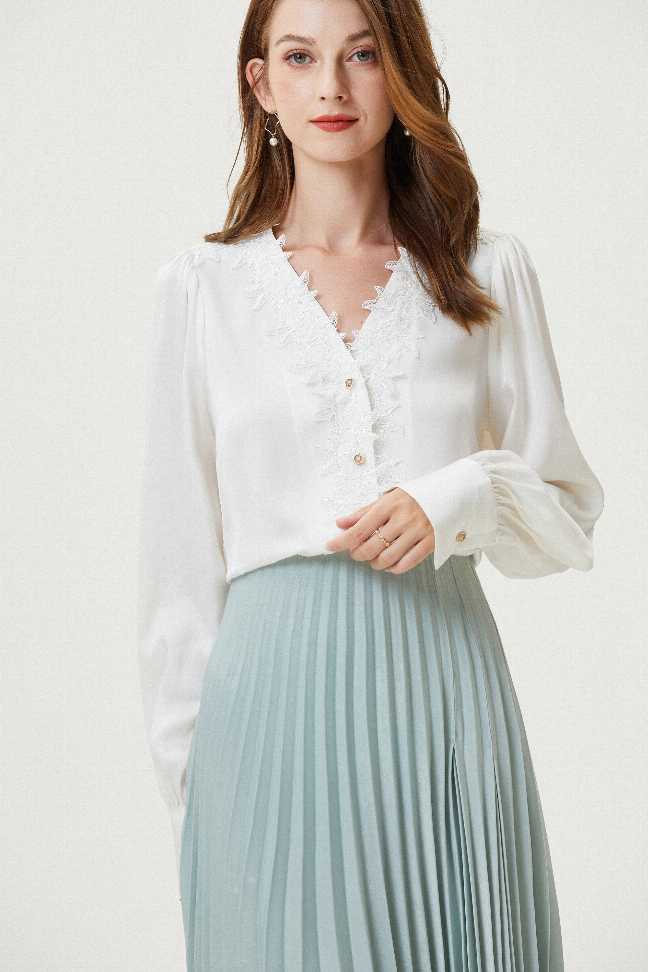 Fangyan | Hibiscus Silk Shirt Fangyan