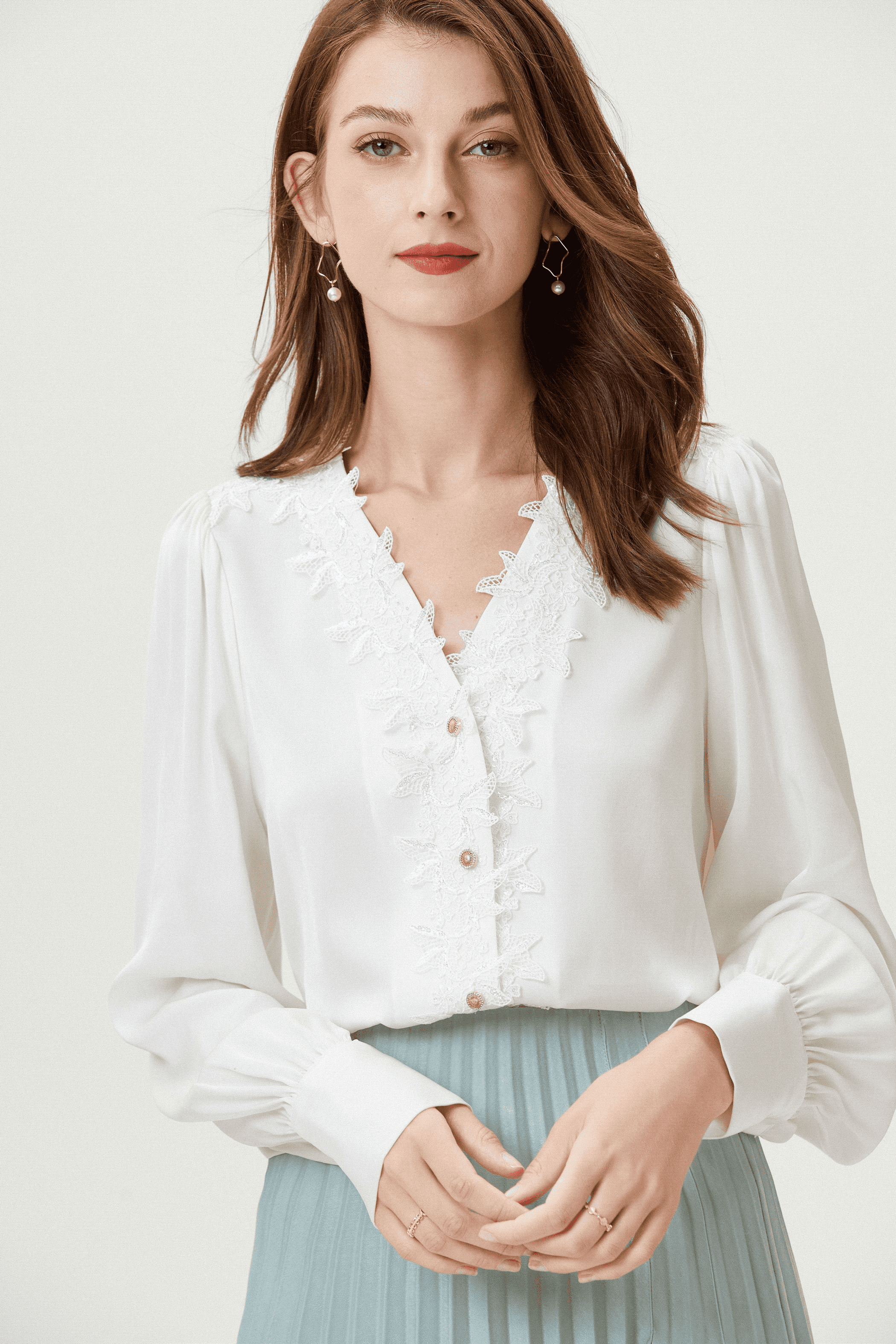 Fangyan | Hibiscus Silk Shirt Fangyan