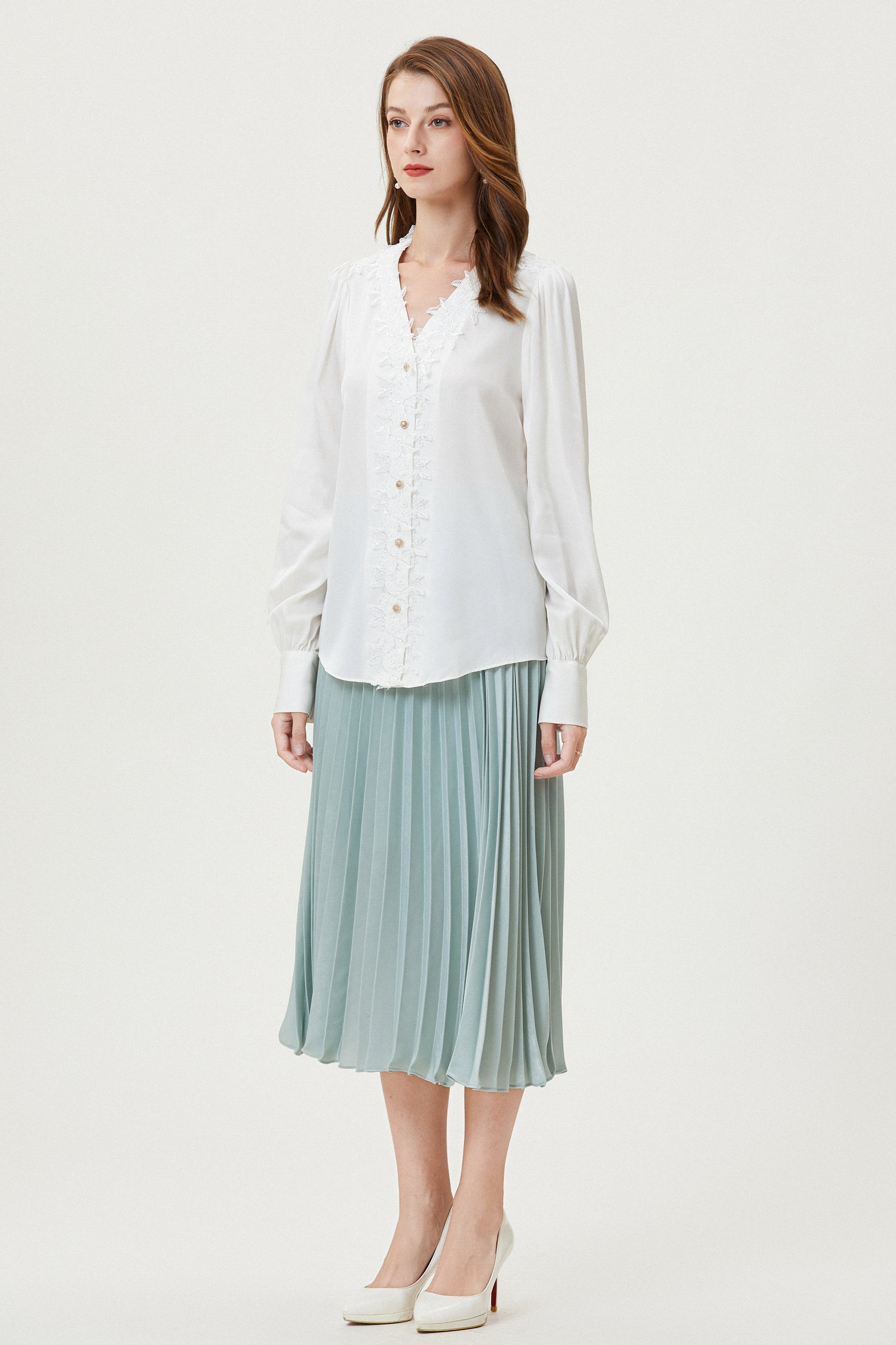 Fangyan | Hibiscus Silk Shirt Fangyan