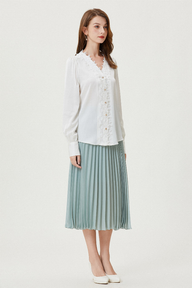 Fangyan | Hibiscus Silk Shirt Fangyan