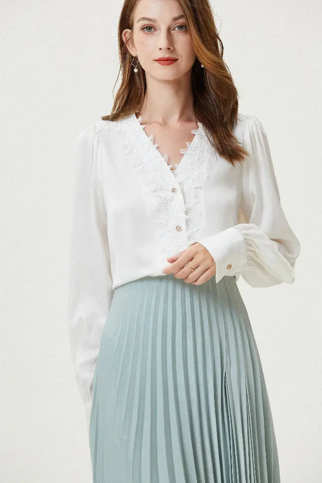 Fangyan | Hibiscus Silk Shirt Fangyan