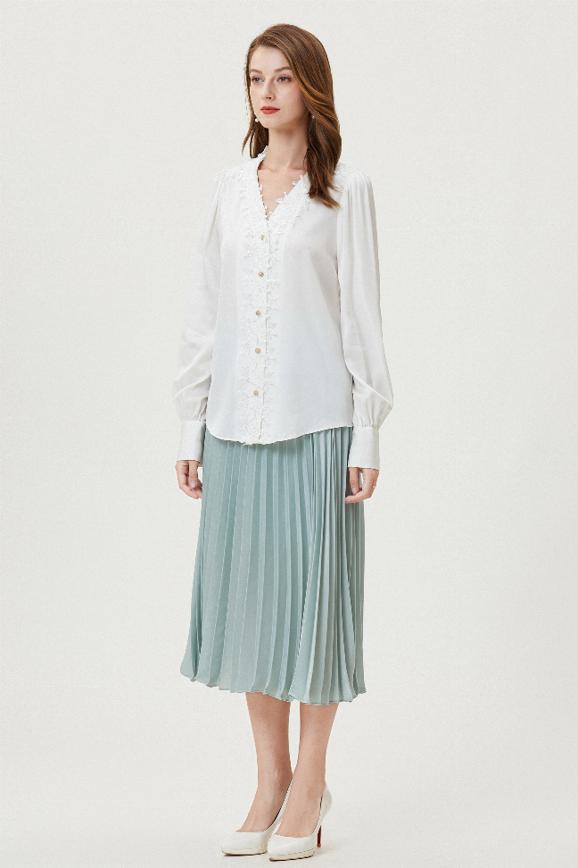 Fangyan | Hibiscus Silk Shirt Fangyan