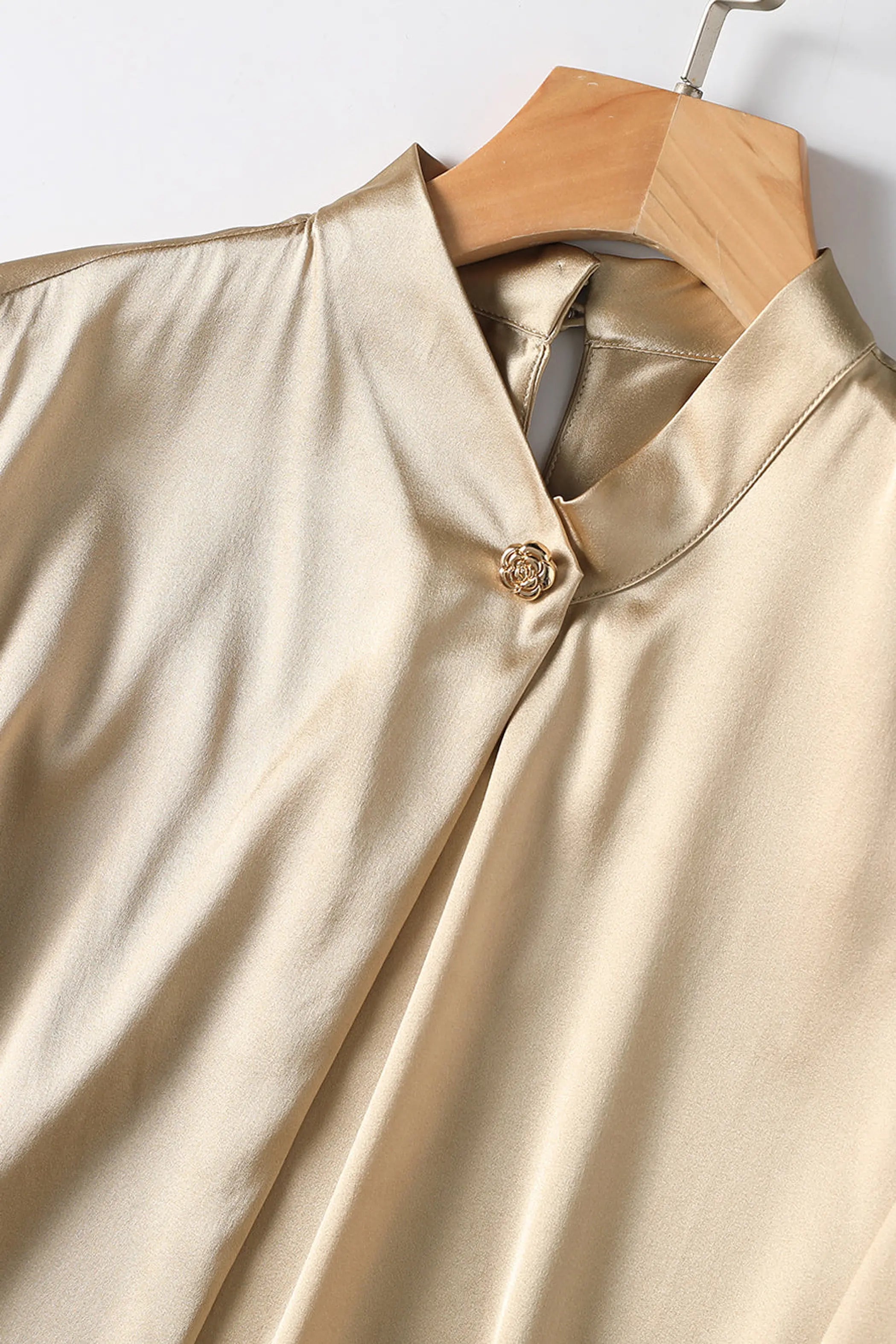 Fangyan | Marigold Silk Blouse Fangyan