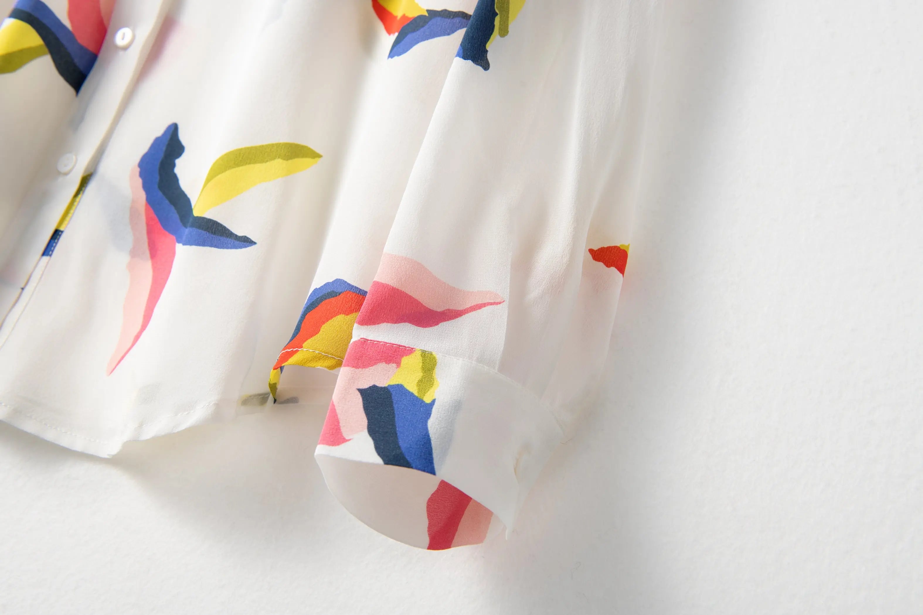 Fangyan | Pelican Silk Blouse Fangyan