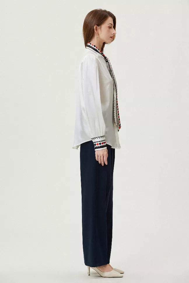 Fangyan | Wolf Silk Blouse Fangyan