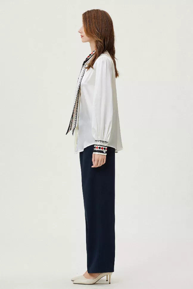 Fangyan | Wolf Silk Blouse Fangyan