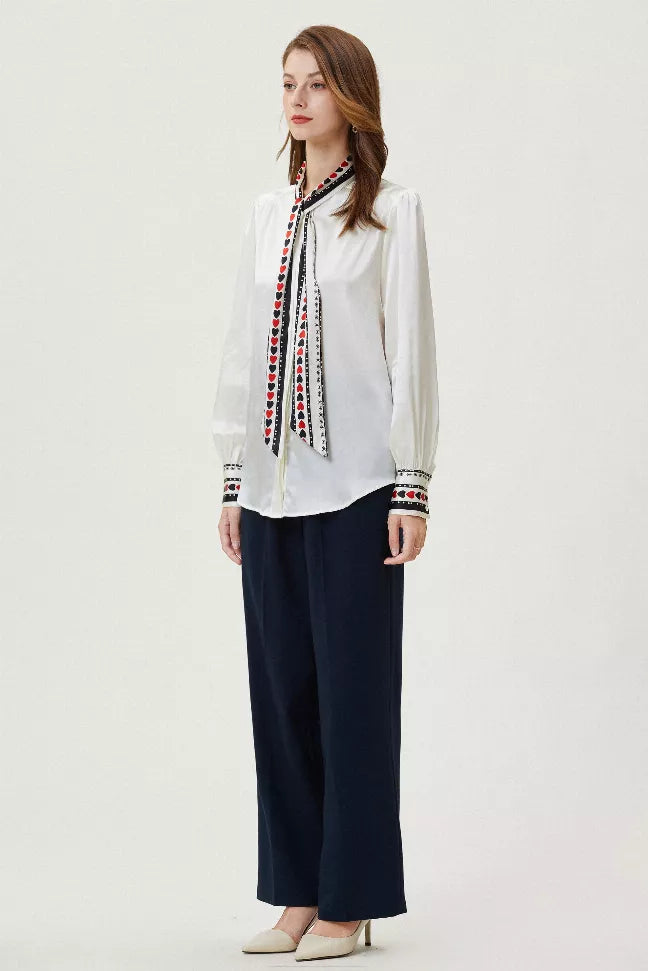 Fangyan | Wolf Silk Blouse Fangyan