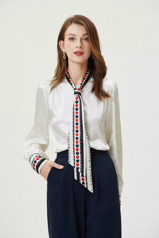 Fangyan | Wolf Silk Blouse Fangyan