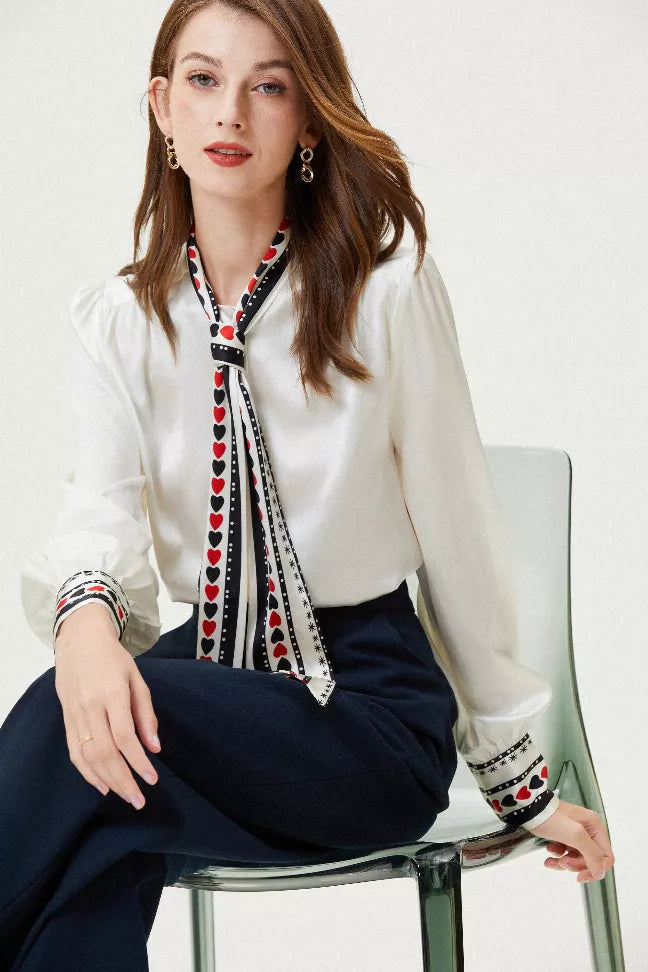 Fangyan | Wolf Silk Blouse Fangyan