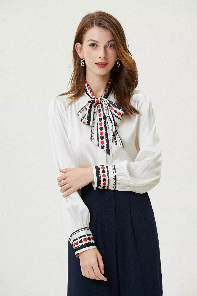 Fangyan | Wolf Silk Blouse Fangyan
