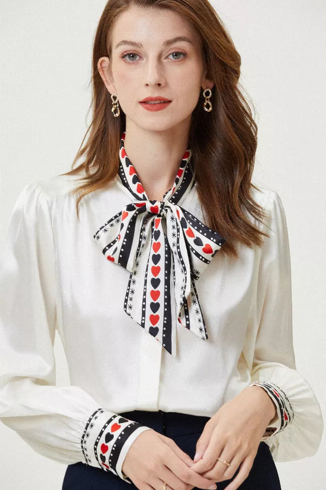 Fangyan | Wolf Silk Blouse Fangyan