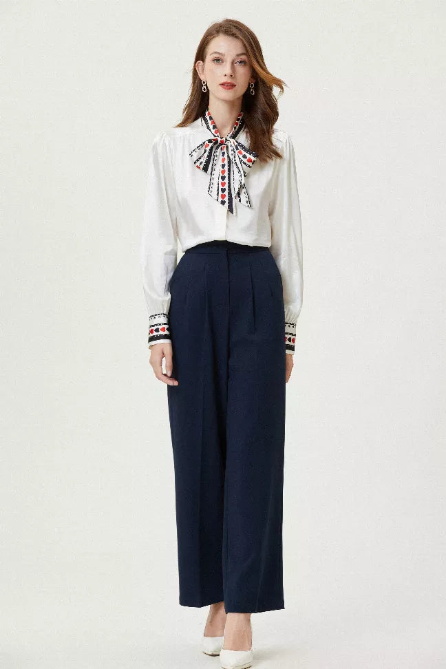 Fangyan | Wolf Silk Blouse Fangyan