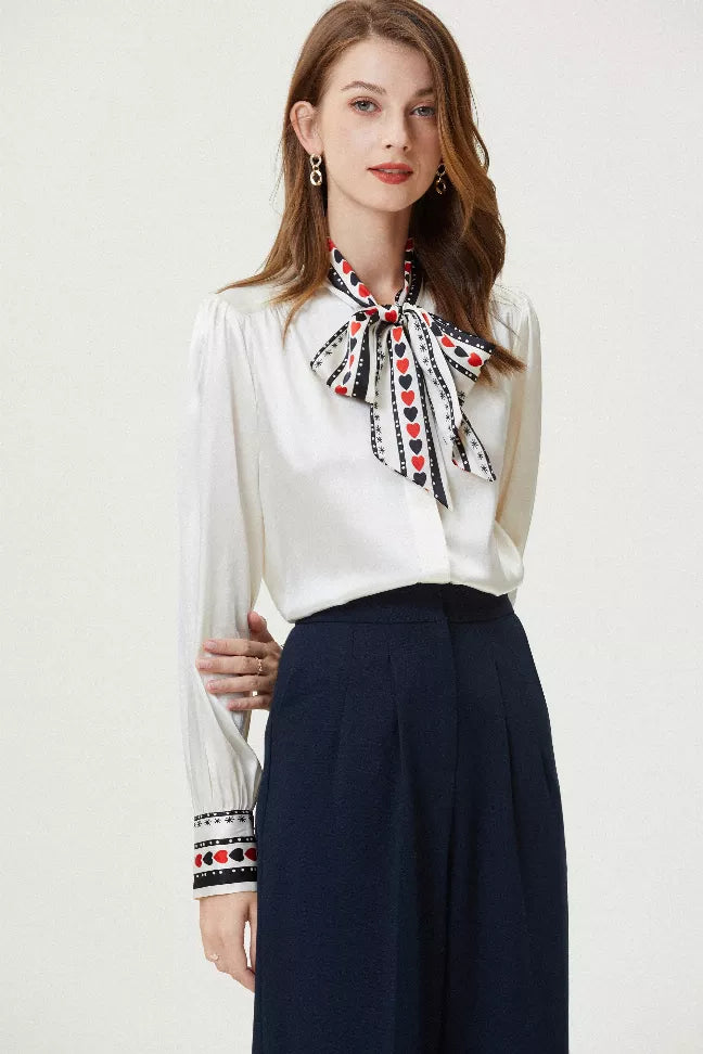 Fangyan | Wolf Silk Blouse Fangyan