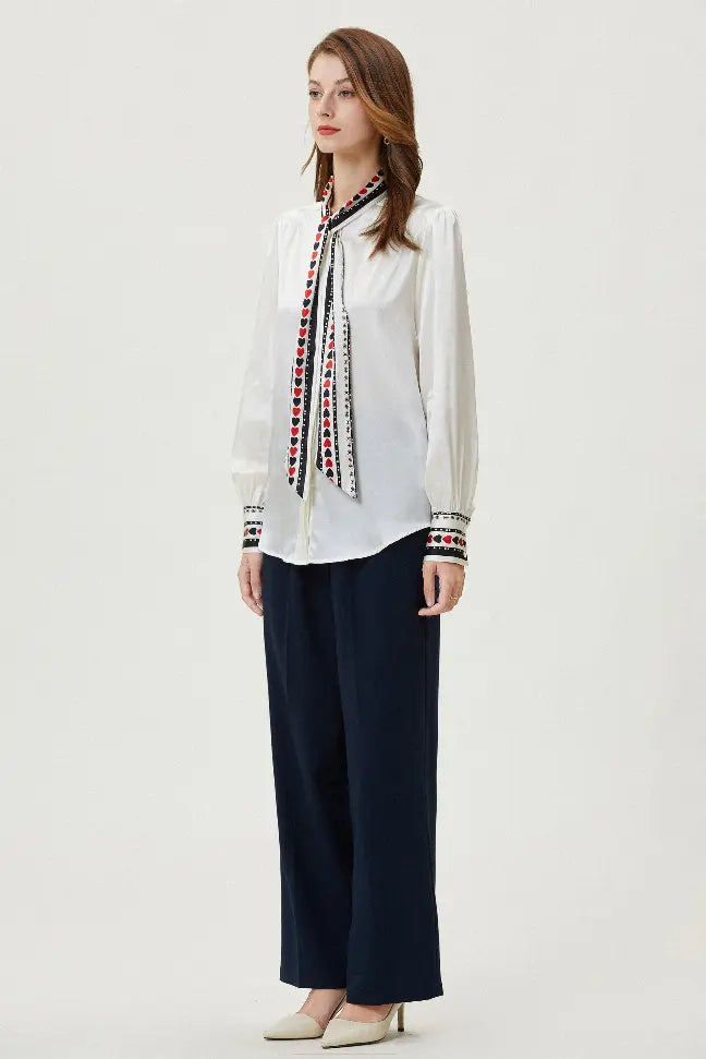 Fangyan | Wolf Silk Blouse Fangyan