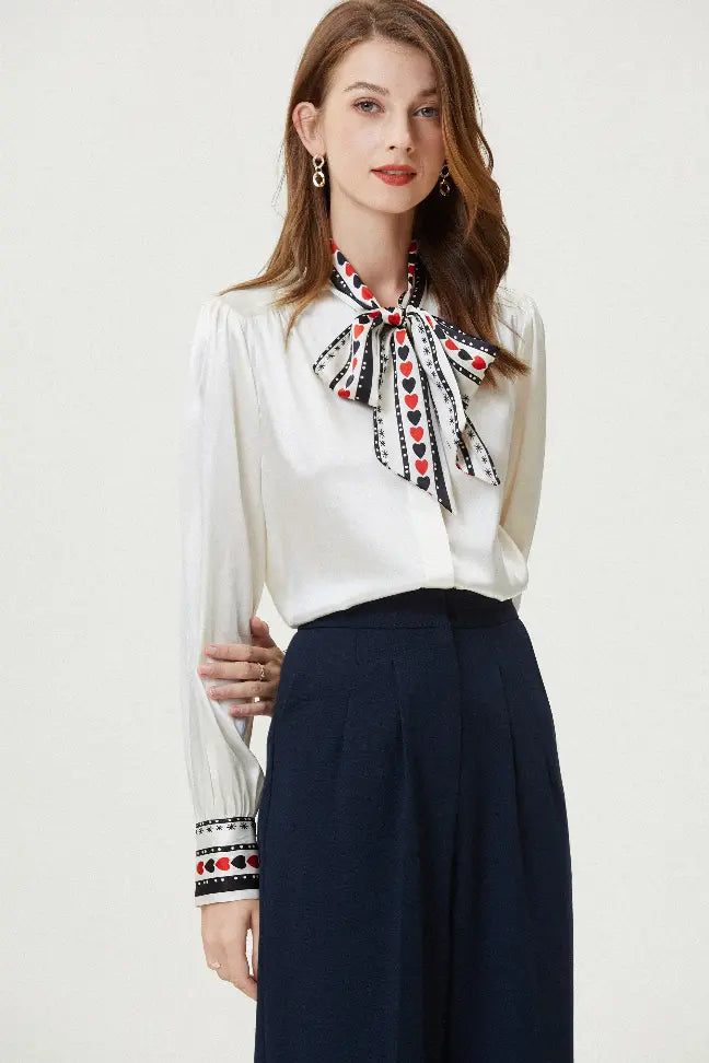 Fangyan | Wolf Silk Blouse Fangyan