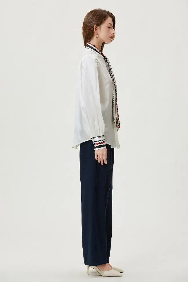 Fangyan | Wolf Silk Blouse Fangyan