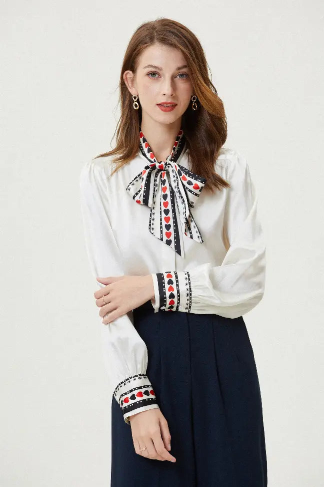 Fangyan | Wolf Silk Blouse Fangyan