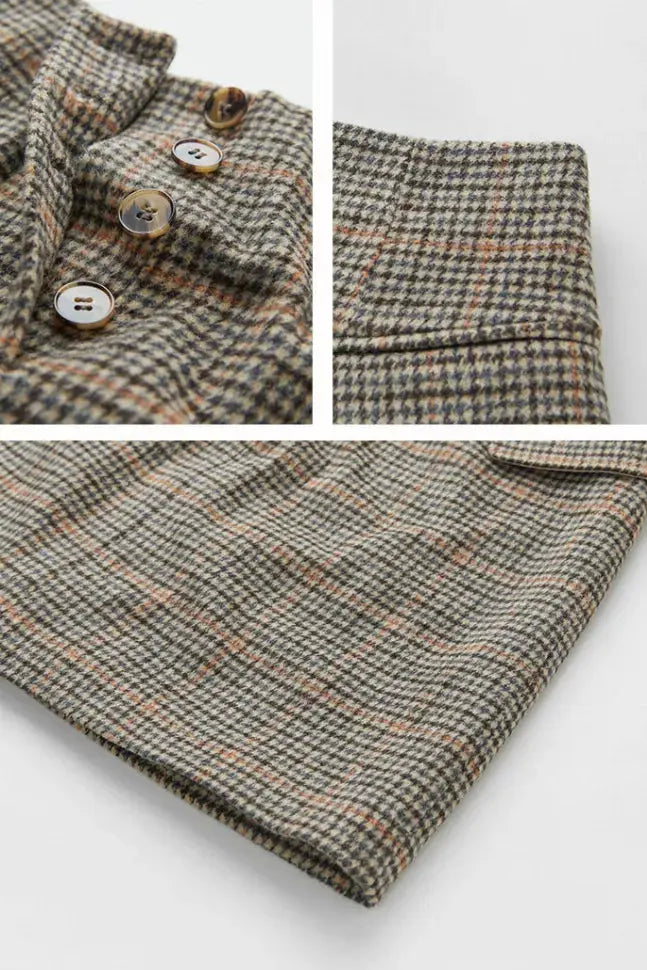 Fansilanen | Gingham Mini Skirt Fangyan