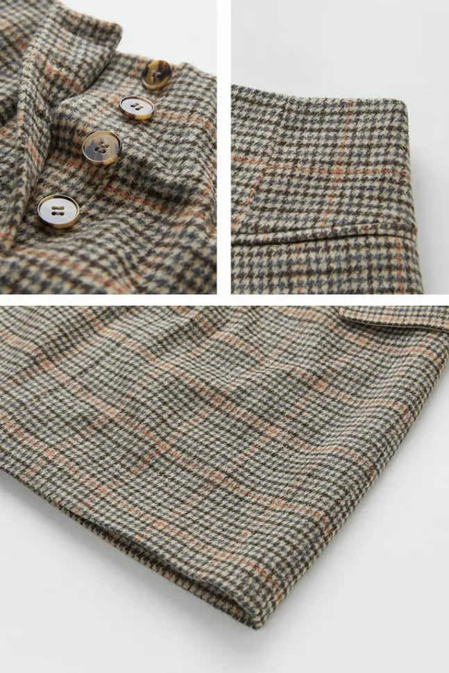 Fansilanen | Gingham Mini Skirt Fangyan