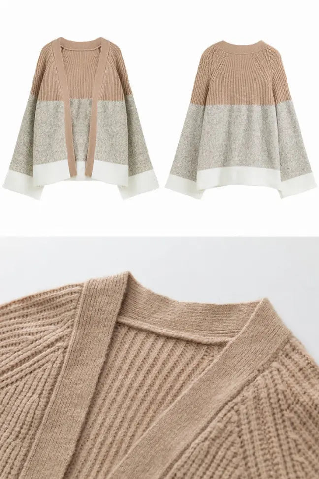 Fansilanen | Splicing  Cardigan Fangyan