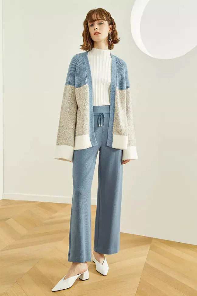 Fansilanen | Splicing  Cardigan Fangyan