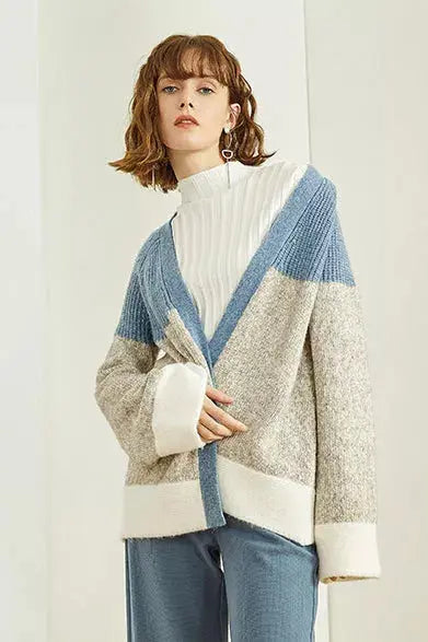 Fansilanen | Splicing  Cardigan Fangyan