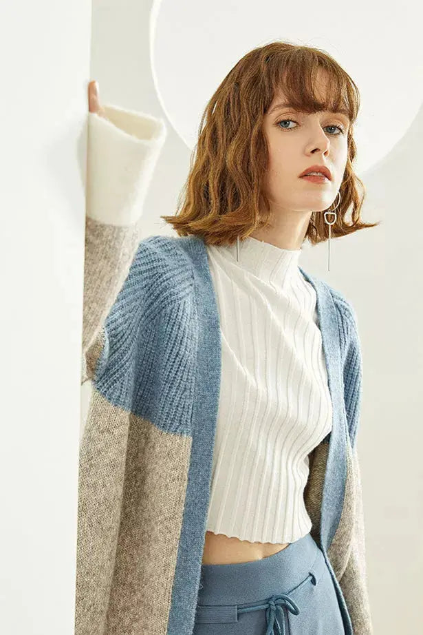 Fansilanen | Splicing  Cardigan Fangyan