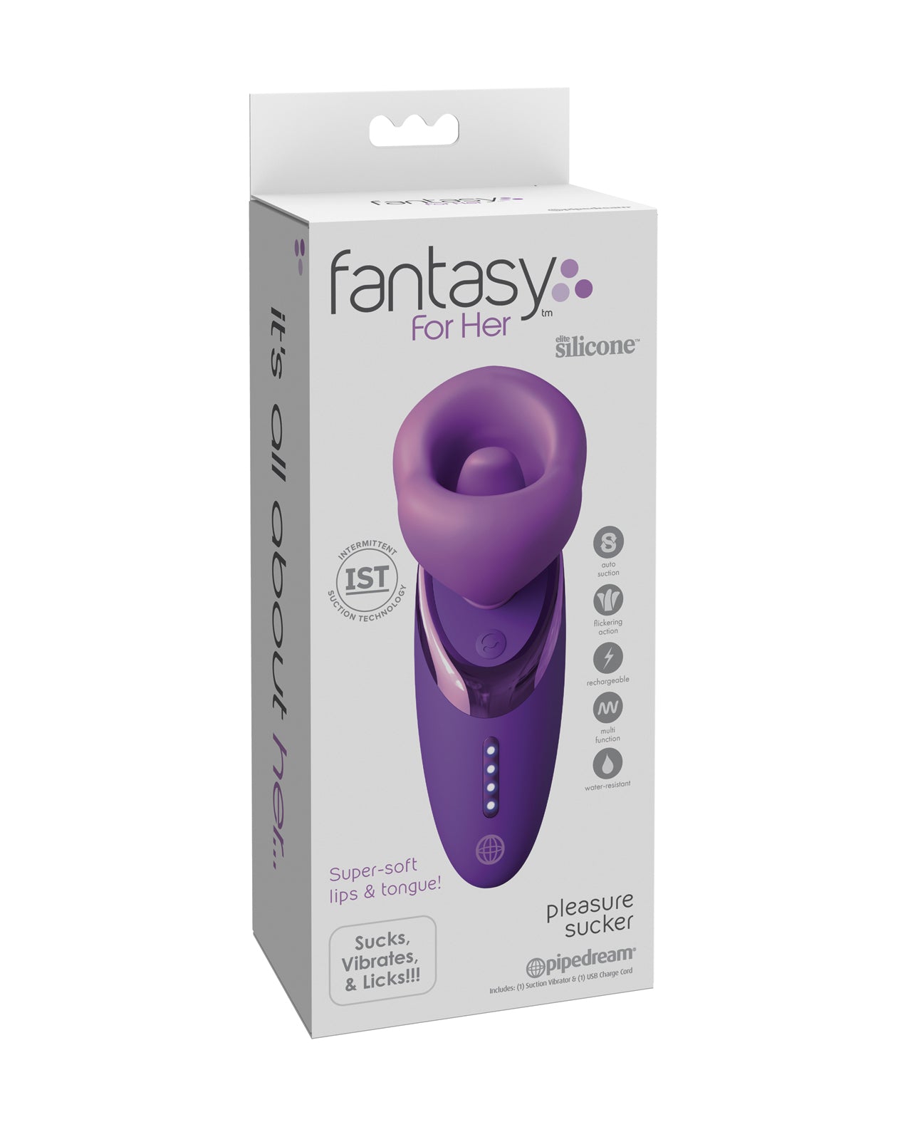 Fantasy for Her Pleasure Sucker - Purple Pipedream Products