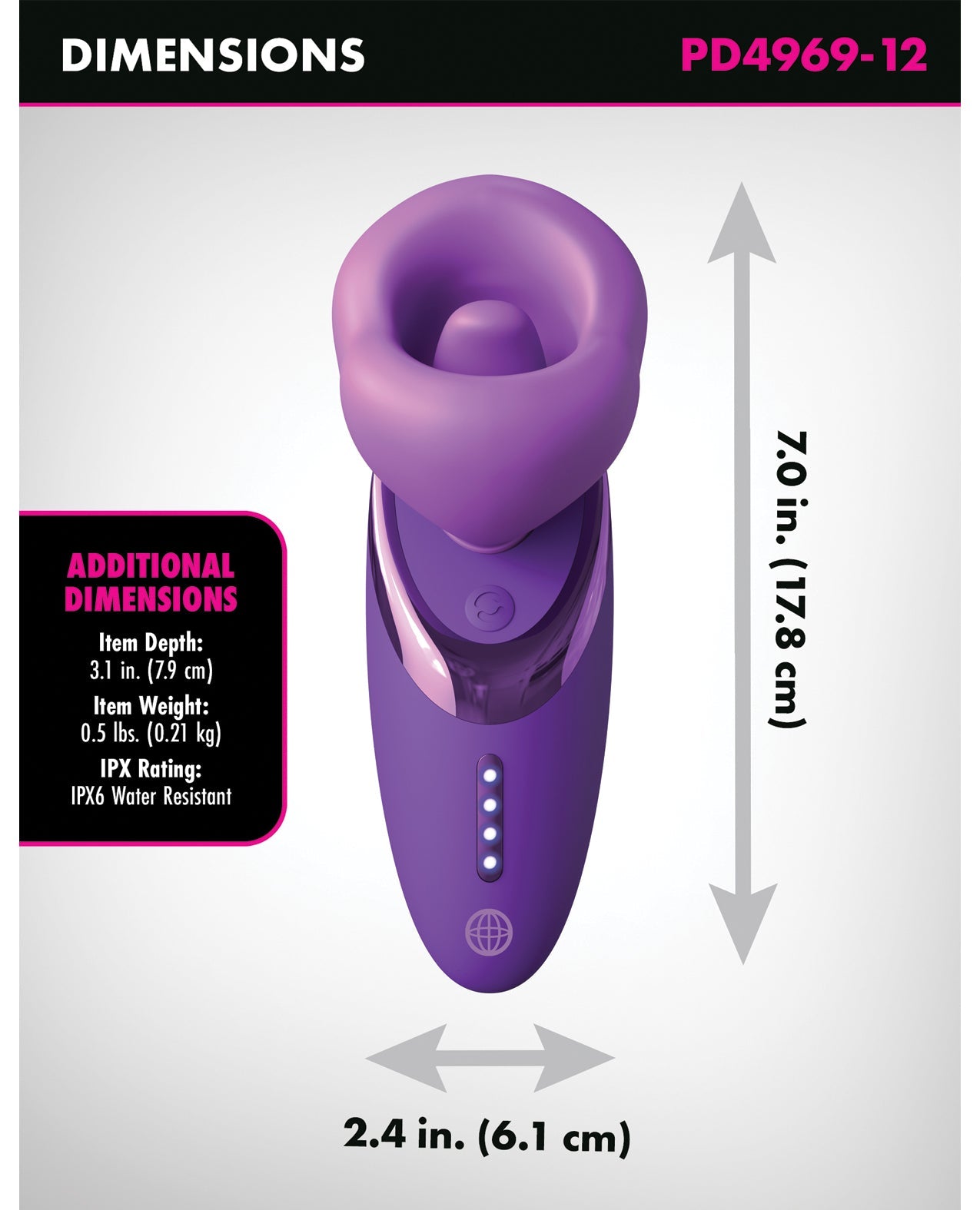 Fantasy for Her Pleasure Sucker - Purple Pipedream Products