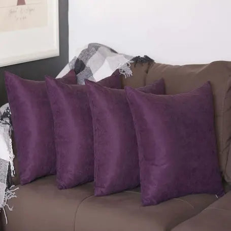 Farmhouse Square and Lumbar Solid Color Throw Pillow Covers Set MIKE & Co. NEW YORK