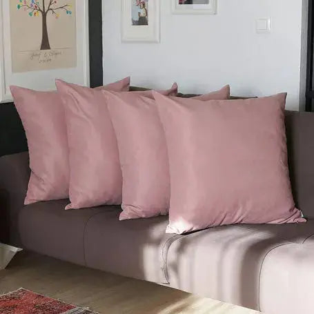 Farmhouse Square and Lumbar Solid Color Throw Pillow Covers Set MIKE & Co. NEW YORK