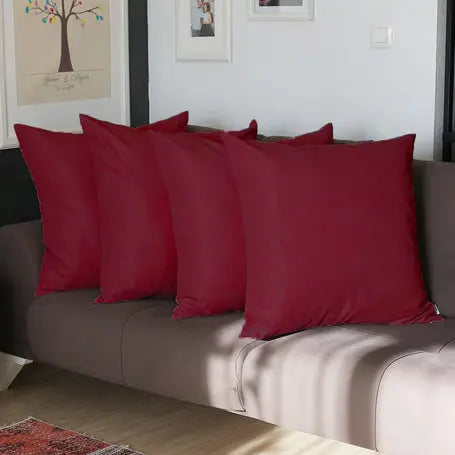 Farmhouse Square and Lumbar Solid Color Throw Pillow Covers Set MIKE & Co. NEW YORK