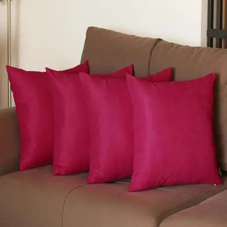 Farmhouse Square and Lumbar Solid Color Throw Pillow Covers Set MIKE & Co. NEW YORK