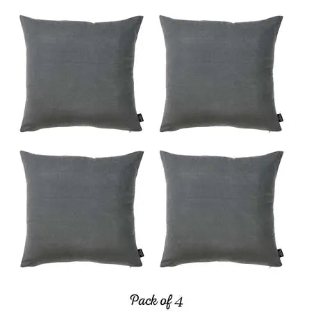 Farmhouse Square and Lumbar Solid Color Throw Pillow Covers Set MIKE & Co. NEW YORK