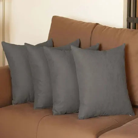 Farmhouse Square and Lumbar Solid Color Throw Pillow Covers Set MIKE & Co. NEW YORK