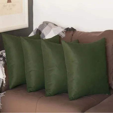 Farmhouse Square and Lumbar Solid Color Throw Pillow Covers Set MIKE & Co. NEW YORK