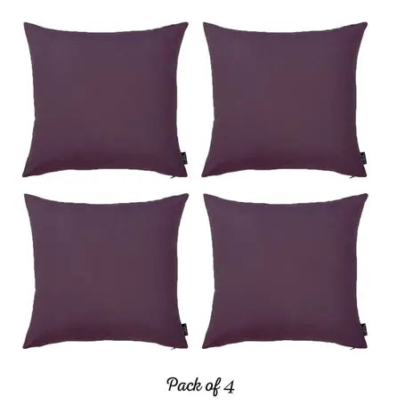 Farmhouse Square and Lumbar Solid Color Throw Pillow Covers Set MIKE & Co. NEW YORK