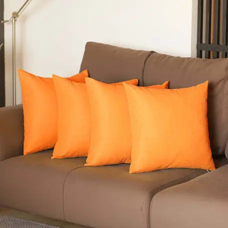 Farmhouse Square and Lumbar Solid Color Throw Pillow Covers Set MIKE & Co. NEW YORK