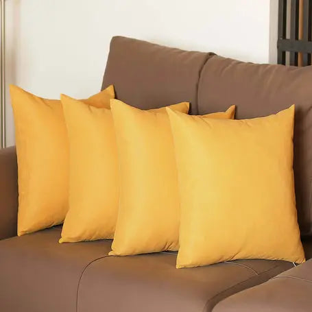 Farmhouse Square and Lumbar Solid Color Throw Pillow Covers Set MIKE & Co. NEW YORK