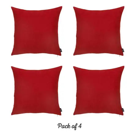 Farmhouse Square and Lumbar Solid Color Throw Pillow Covers Set MIKE & Co. NEW YORK
