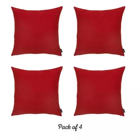 Farmhouse Square and Lumbar Solid Color Throw Pillow Covers Set MIKE & Co. NEW YORK
