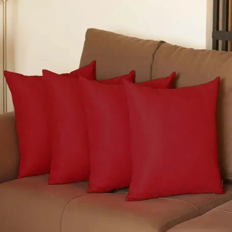 Farmhouse Square and Lumbar Solid Color Throw Pillow Covers Set MIKE & Co. NEW YORK