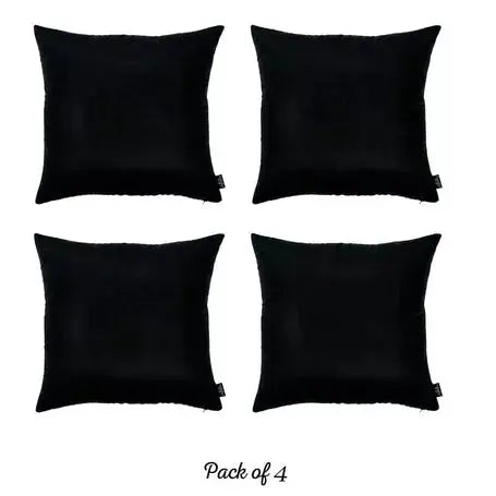 Farmhouse Square and Lumbar Solid Color Throw Pillow Covers Set MIKE & Co. NEW YORK