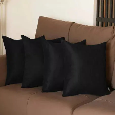 Farmhouse Square and Lumbar Solid Color Throw Pillow Covers Set MIKE & Co. NEW YORK