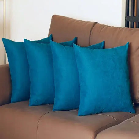 Farmhouse Square and Lumbar Solid Color Throw Pillow Covers Set MIKE & Co. NEW YORK